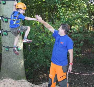 Tree climbing for children