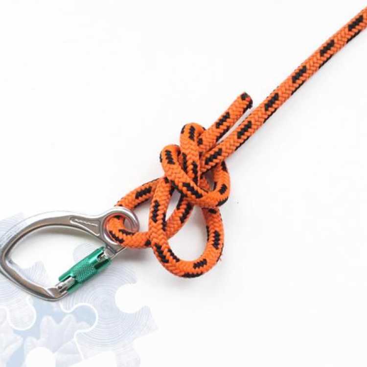 Third step on how to tie a Fishermans Knot