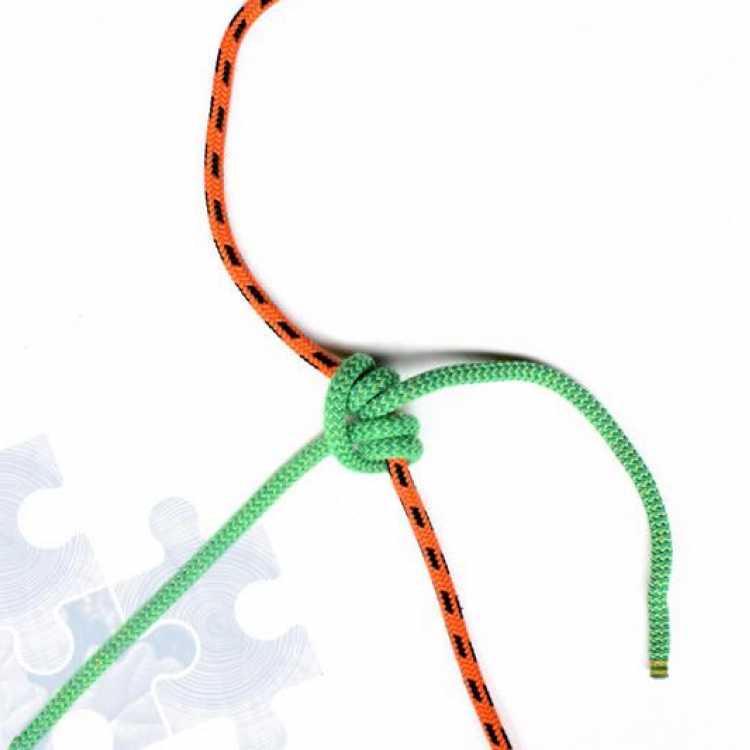 Final step on how to tie a Tautline Hitch Knot