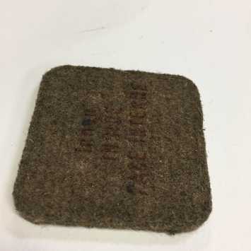 Fabric block air filter - more common on brushcutters....