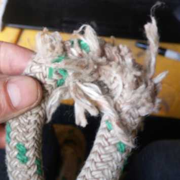 climbing rope damage 